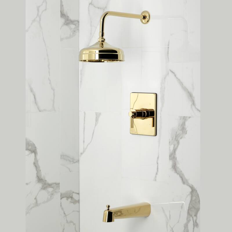 Kingston Brass NuvoFusion Single-Handle Pressure Balanced Tub and Shower Faucet