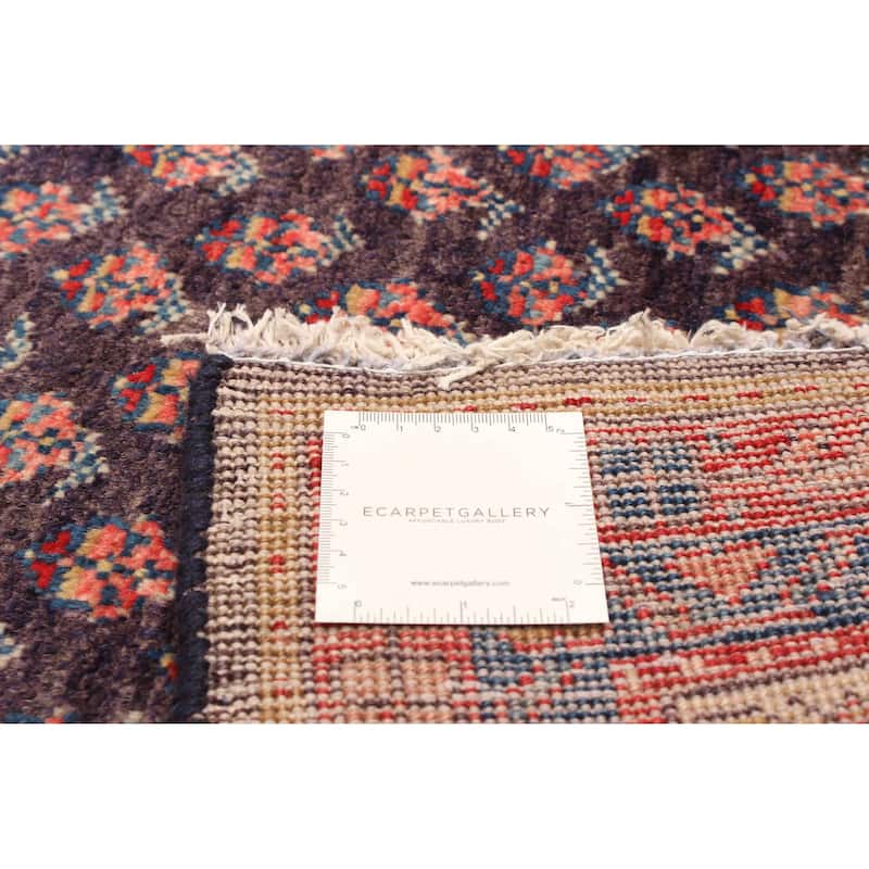 ECARPETGALLERY Hand-knotted Andelz Dark Navy Wool Rug - 4'3 x 6'9