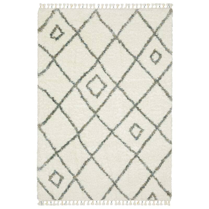 HomeRootsDiamond Casual Runner Area Rug