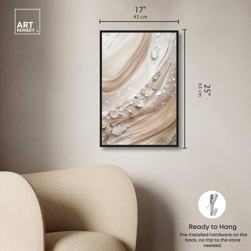 Viscous Veils II Canvas by Art Remedy