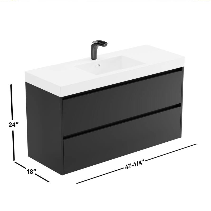 Anne 48" Single Bathroom Vanity Set