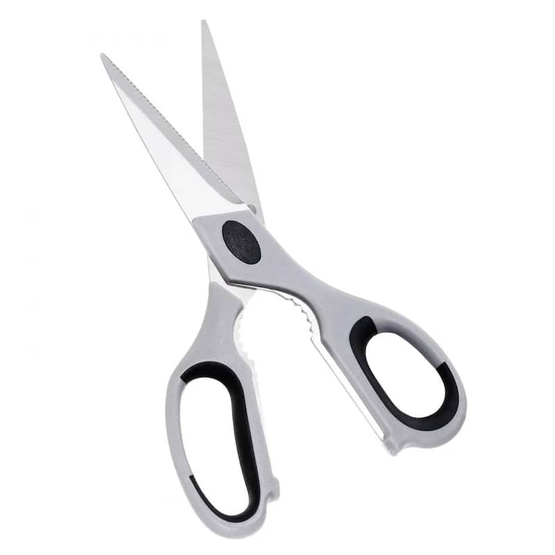 Versatile Stainless Steel Kitchen Scissors with Sheath for Precision Cuts Included Plastic Sheath