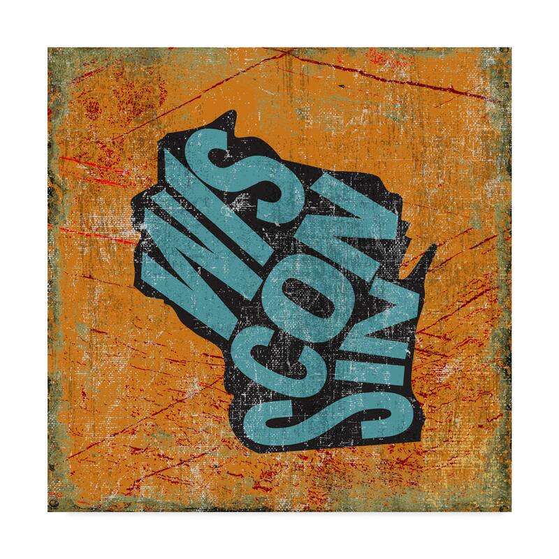Art Licensing Studio 'Wisconsin' Canvas Art
