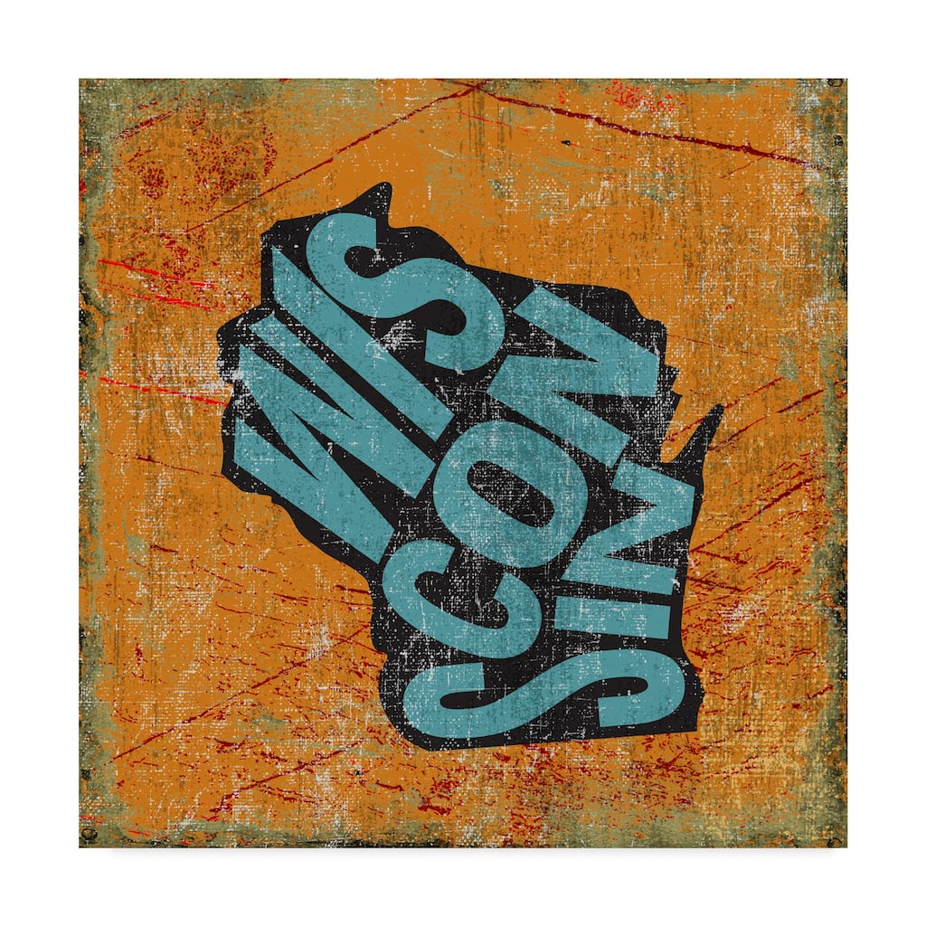 Art Licensing Studio 'Wisconsin' Canvas Art