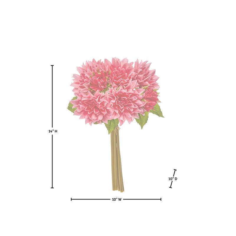 14"Pu Summer Dahlia Bundle