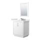 Option White / White Quartz Top / Brushed Nickel Hardware