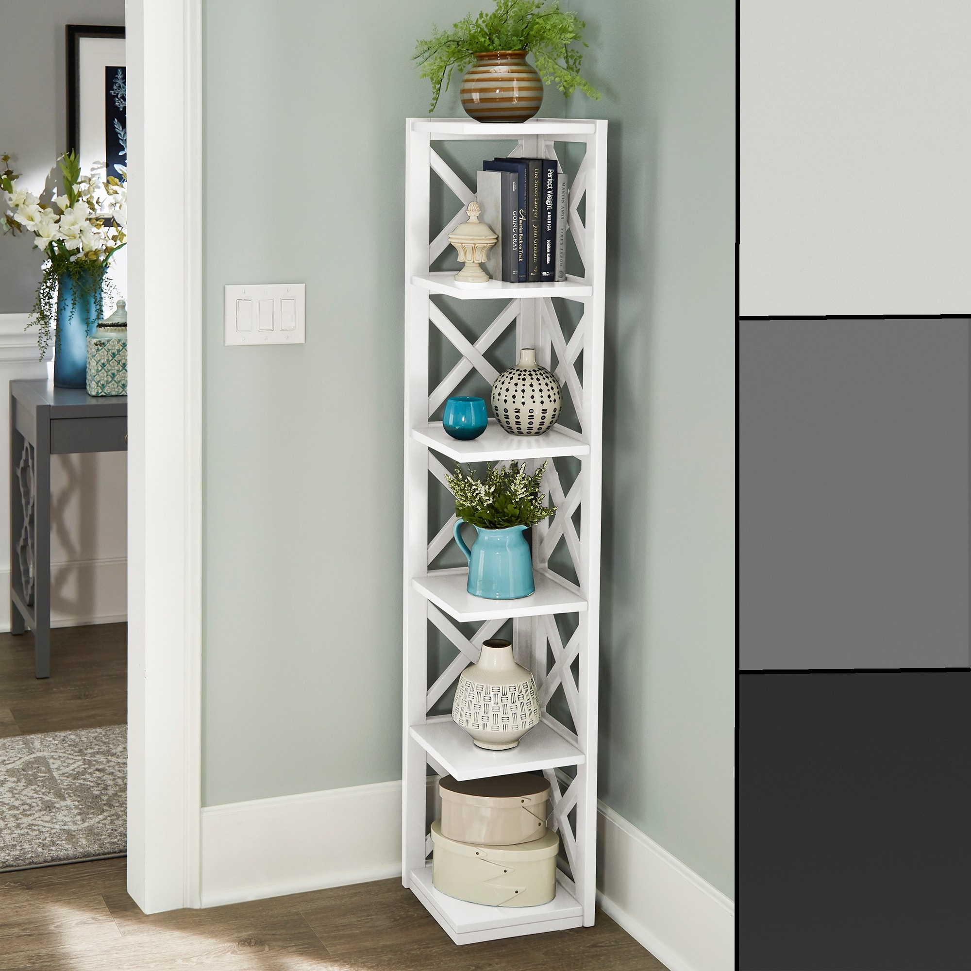 Kelsey X-Frame 5-Shelf Bookcase by iNSPIRE Q Classic - Overstock