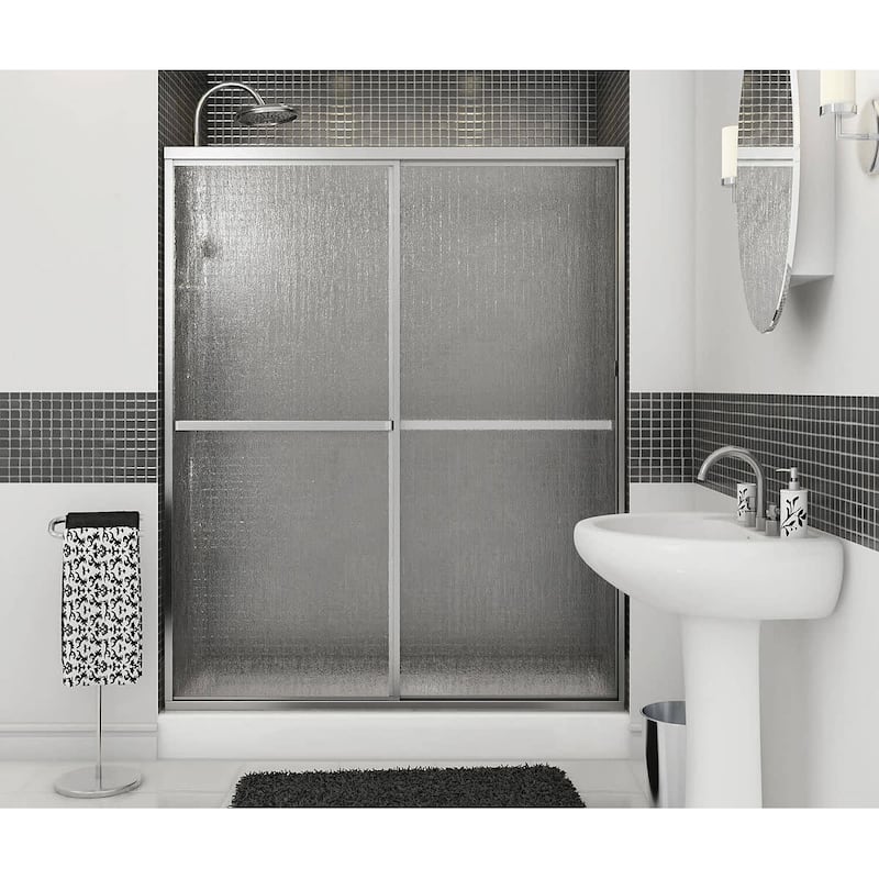 Maax Polar 68" High x 59-1/2" Wide Sliding Framed Shower Door with