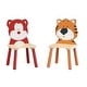 preview thumbnail 7 of 7, Kids Table and 2 Chairs Set, 3 Pieces Toddler Table and Chair Set, Wooden Activity Play Table Set
