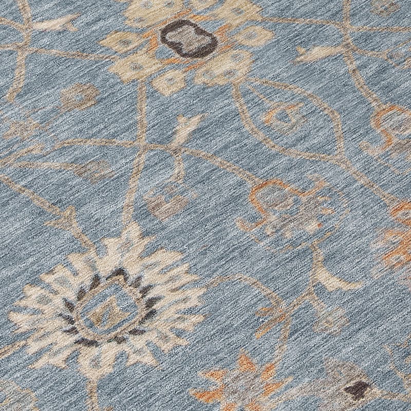 Machine Washable Indoor/ Outdoor Traditional Persian Chantille Rug