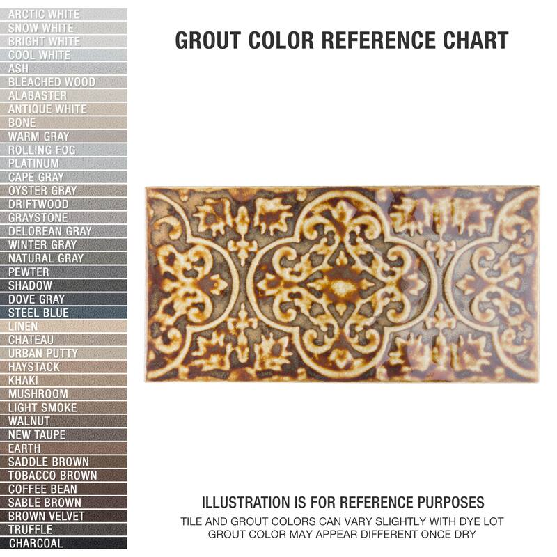 Merola Tile Zurbaran Cobre 4-1/2" x 8-7/8" Ceramic Wall Tile