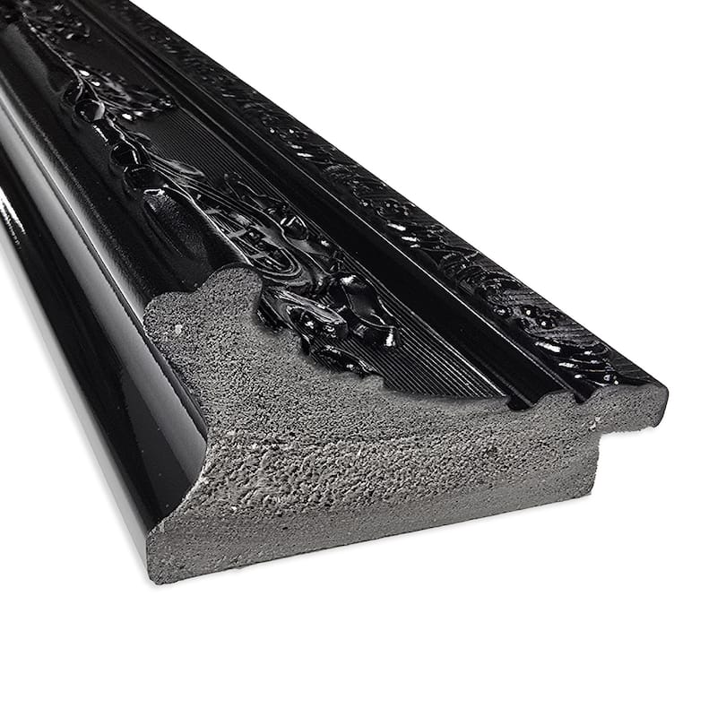 Filigree Non-Beveled Framed Full-Length On the Door Mirror