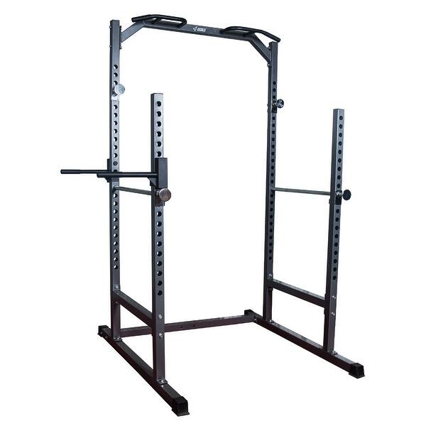 Shop Akonza Half Power Cage Squat Dip Station Power Rack Pull Up
