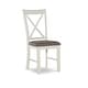 preview thumbnail 10 of 8, Jane White Cushioned Dining Chair (Set of 2) Grey