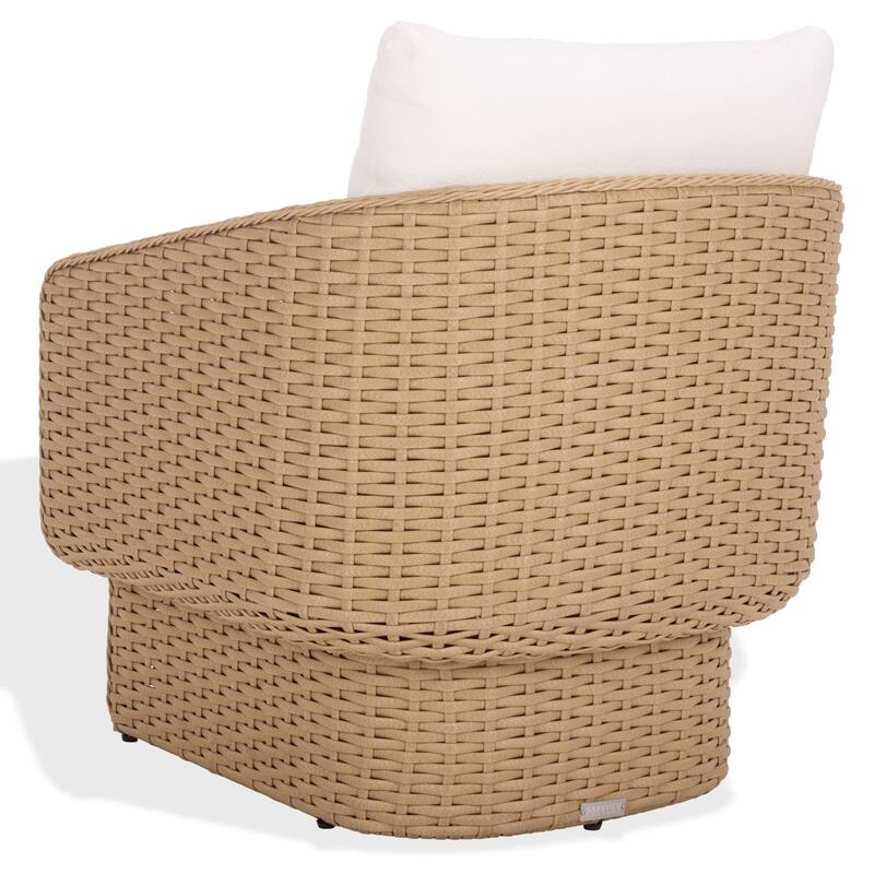 SAFAVIEH COUTURE Giuseppe Rattan Weaving Chair - 29"W x 30"D x 29"H