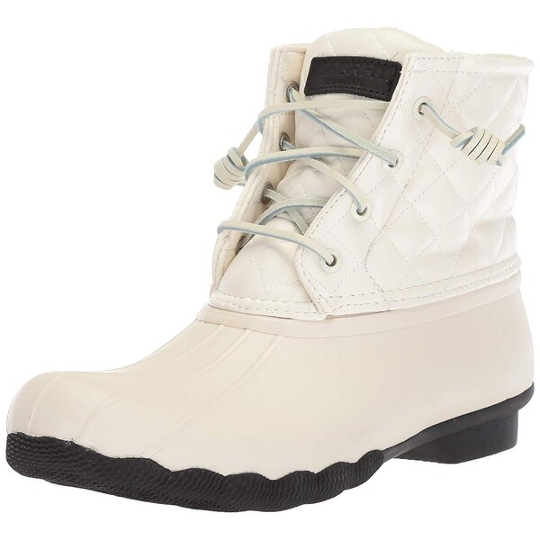 sperry women's saltwater quilted lux rain boot