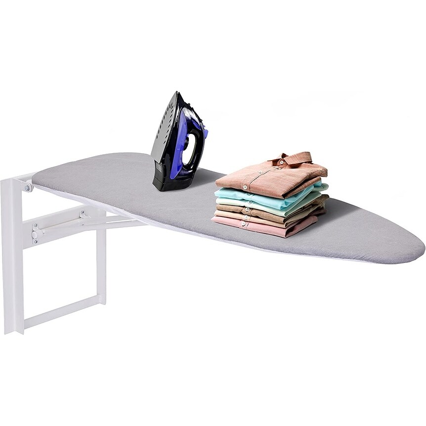 Ironing surface size 33 x 110cm Brava Lightweight Folding Frame Steam Ironing Board & Cover with Iron Rest NewYork 13 x 44 