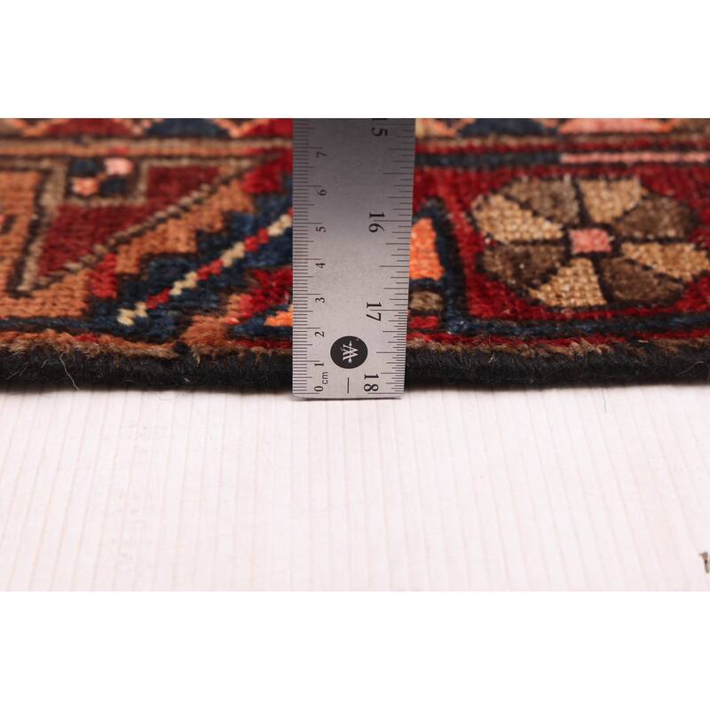 ECARPETGALLERY Hand-knotted Antalya Vintage Dark Red Wool Rug - 4'1 x 6'6