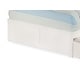 preview thumbnail 11 of 11, Nantucket Full Solid Wood Platform Bed with Footboard & 2 Storage Drawers in White