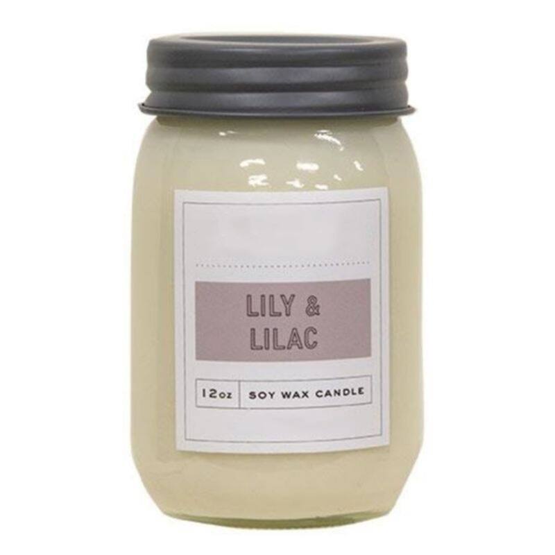 Lily & Lilac Jar Candle 12oz - N/A