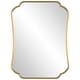 preview thumbnail 1 of 6, Uttermost Athena Brushed Brass Mirror - 24"W x 32"H x 1"D