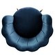 preview thumbnail 15 of 35, Angela Black and Gold Metal Leg Velvet Seashell Accent Chair (Set of 2) by iNSPIRE Q Bold
