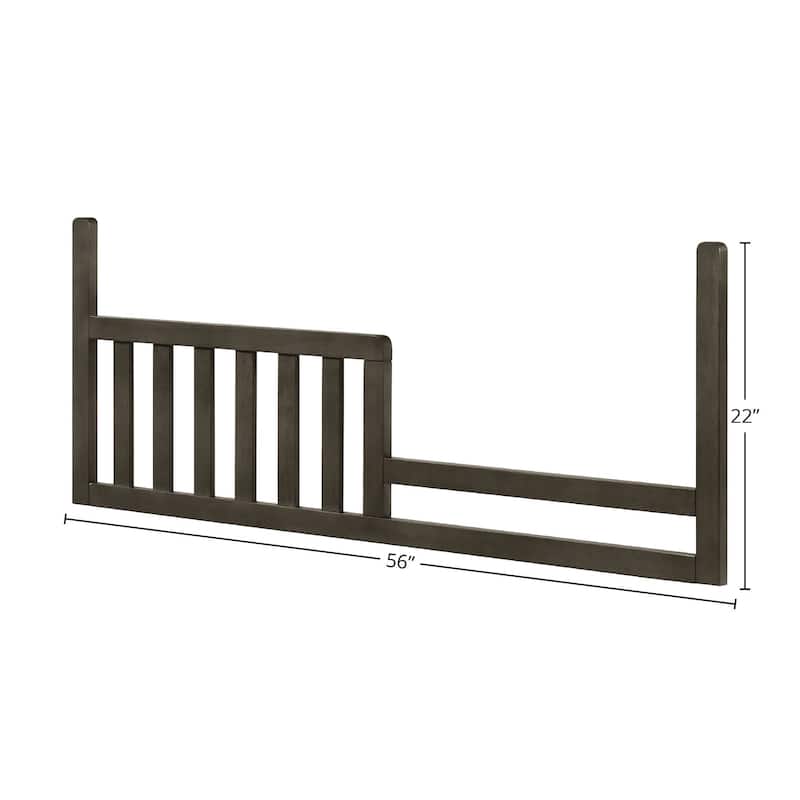 Nursery 56" Wide Toddler guardrail, Gray