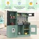 preview thumbnail 14 of 27, Pretend Play Kitchen with Utensils for Kids Aged 3+ - 36" x 12" x 39"