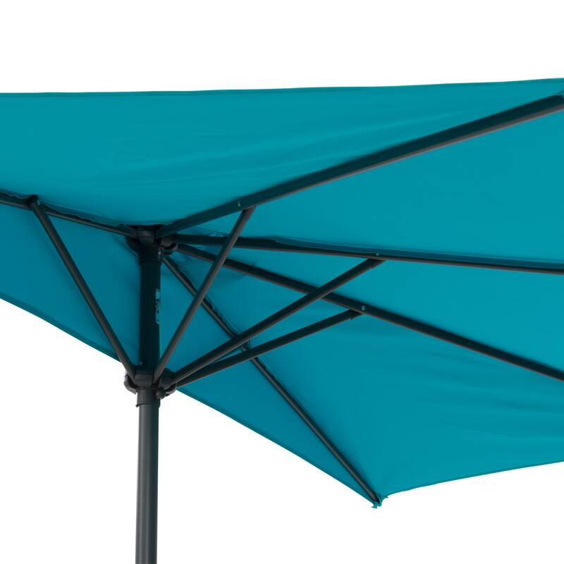 CorLiving 8.5Ft UV Resistant Half Umbrella