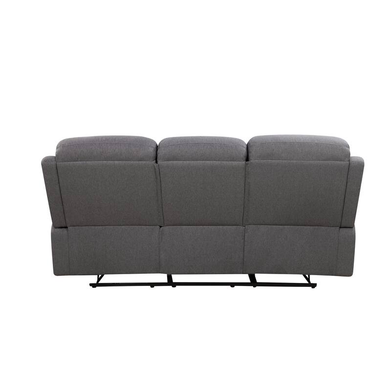 Abbyson Living Fletcher Reclining Sofa, Gray