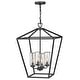 preview thumbnail 3 of 1, Hinkley Lighting Alford Place 4 Light 17" Wide Open Air Taper Candle