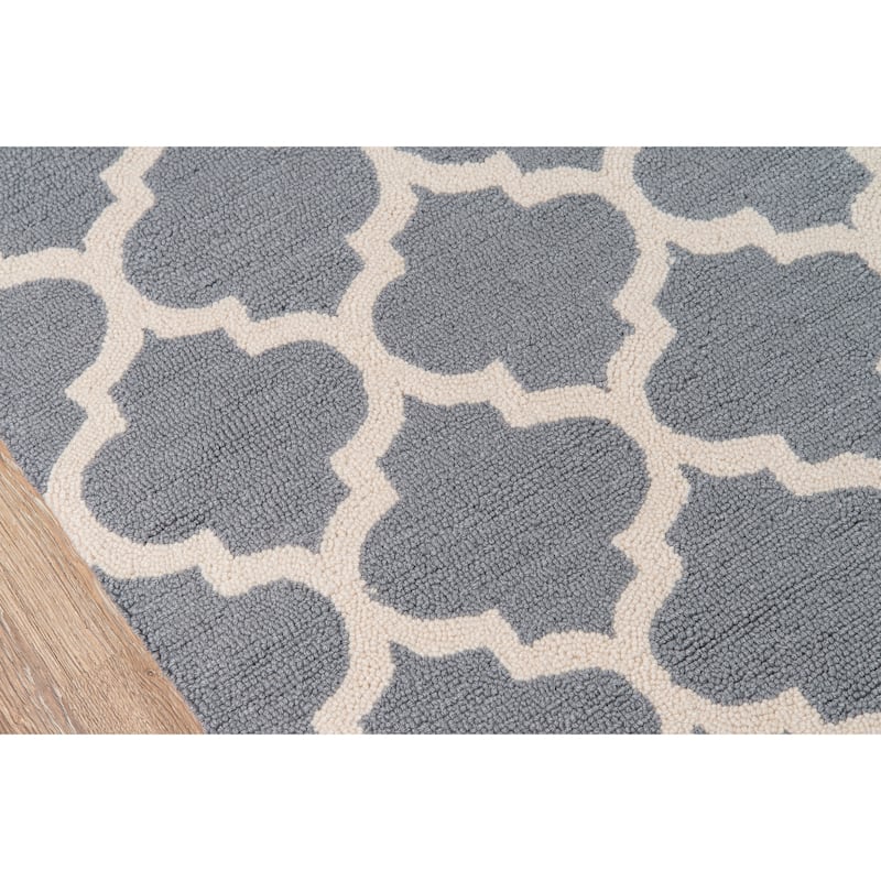 Momeni Geo Hand Hooked Polyester Contemporary Geometric Area Rug