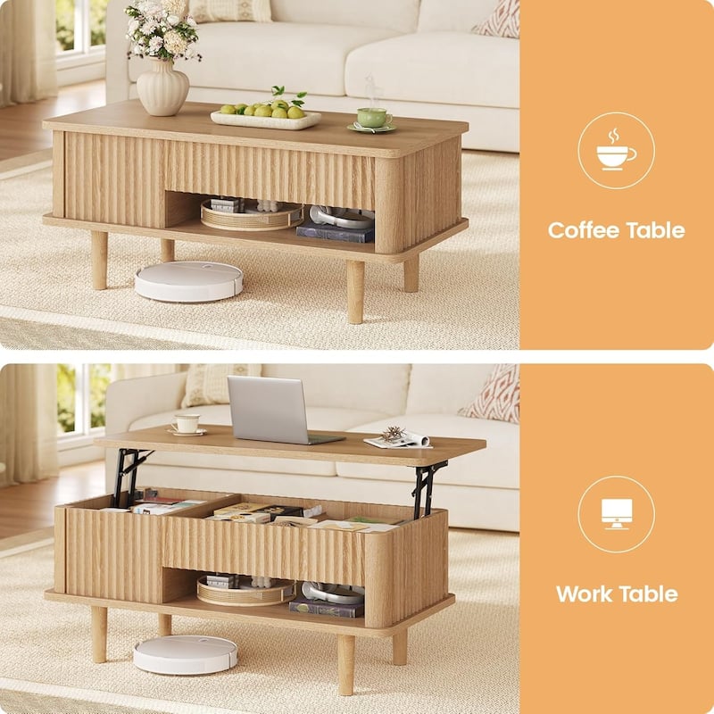 Lift Top Coffee Table Storage Center Table Almost no assembly required