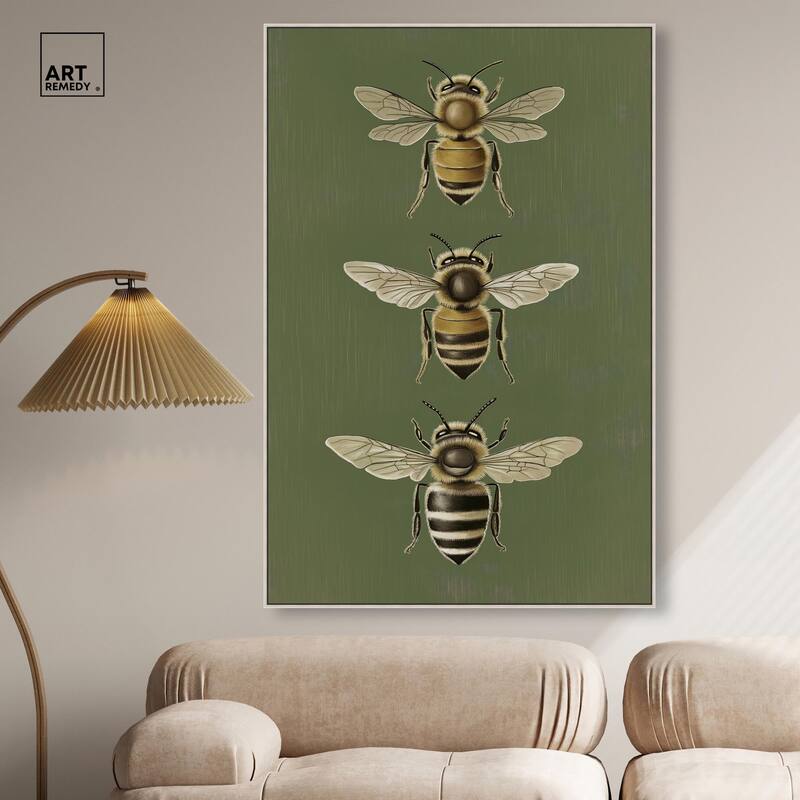 Anatomy of the Bee Canvas by Art Remedy