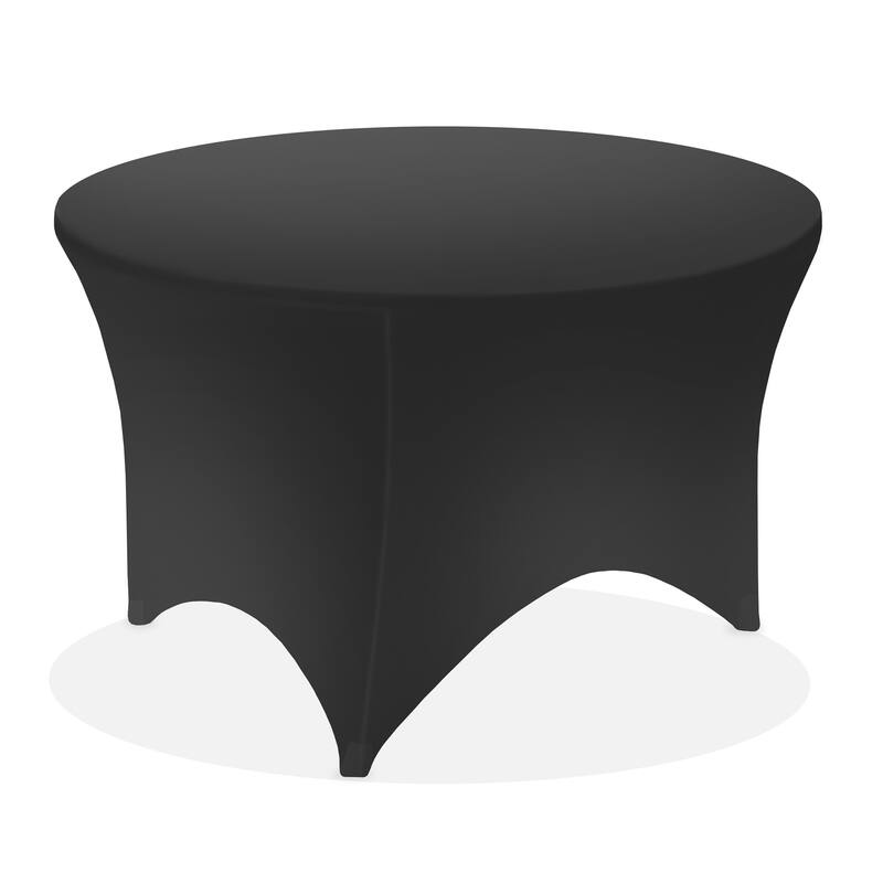 Round Spandex Tablecloth Stretch Fitted Table Cover