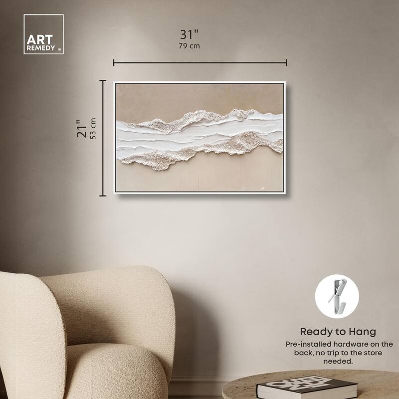 Textured Sea I Canvas by Art Remedy