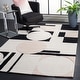 preview thumbnail 2 of 70, SAFAVIEH Handmade Rodeo Drive Frouwa Mid-Century Modern Wool Rug 3' x 5' - Blush/Black - Rectangle