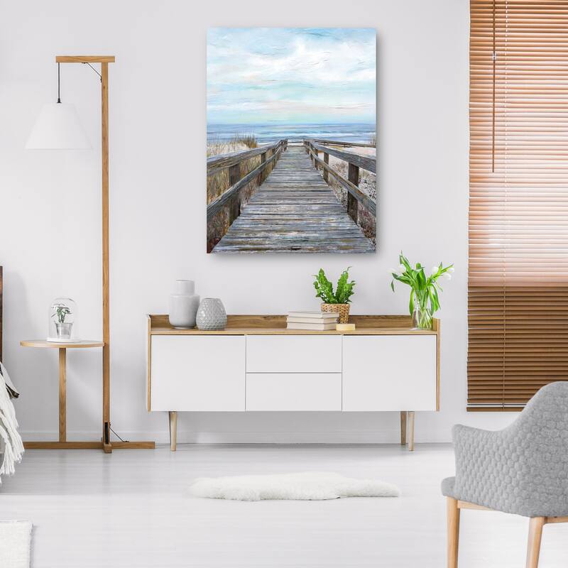 Pier Pressure By Studio Arts Canvas Art Print