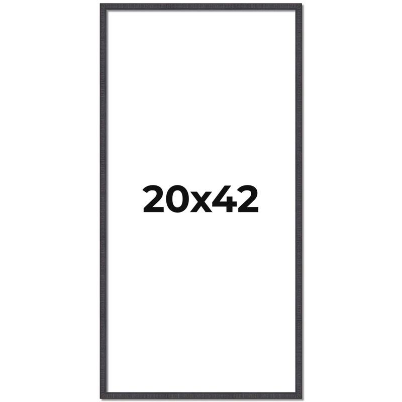 20x42 Frame Brown Solid Wood Picture Frame - Complete Modern Photo