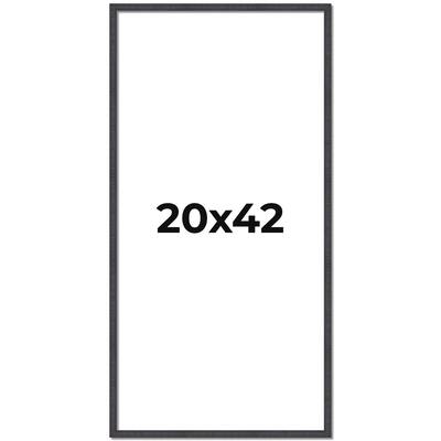 20x42 Frame Brown Solid Wood Picture Frame - Complete Modern Photo