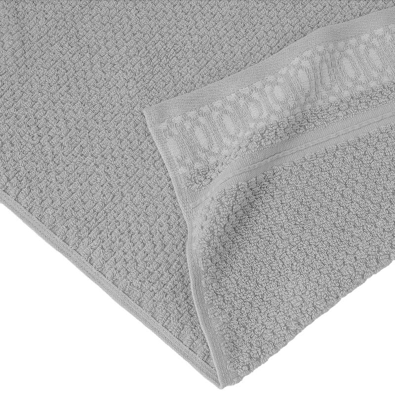 Modern Threads 6-Piece Jacquard Towel Set Astra - 100% Cotton, Bath, Hand & Washcloths - Modern Geometric Pattern