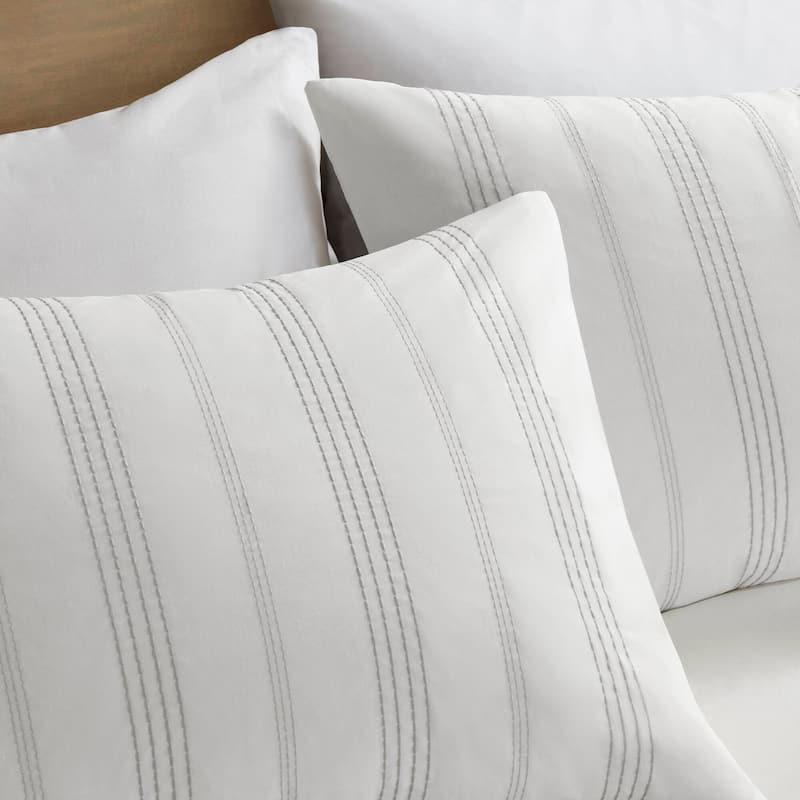 Harbor House Morgan 5 Piece Cotton Jaquard Duvet Set (Insert Excluded)