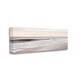 preview thumbnail 3 of 8, Stupell Tropical Waterfront Sunrise Incoming Tide beach Panoramic Photography Canvas Wall Art - White