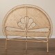 preview thumbnail 8 of 7, Marlette Modern Bohemian Natural Brown Rattan Queen Size Standalone Headboard