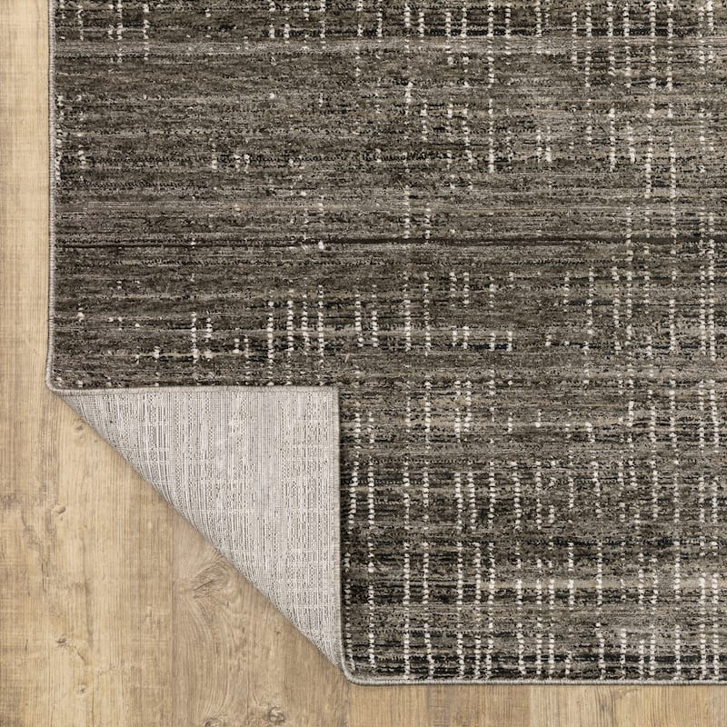 Style Haven Nelson Industrial Geometric Charcoal/ Grey Indoor Area Rug