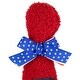 preview thumbnail 5 of 4, Home of the Brave Patriotic Gnome Decoration - 13" - Red and Blue