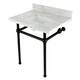 Option Marble White / Matte Black