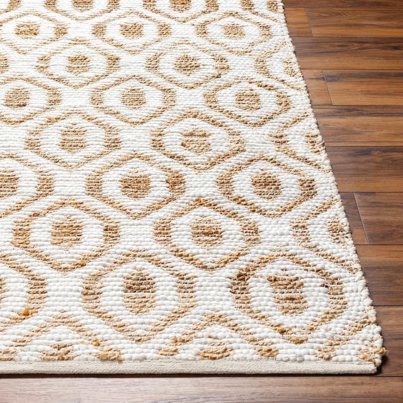 Livabliss Jean Recycled Cotton & Jute Casual Area Rug