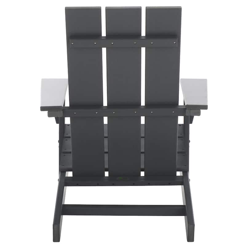 SAFAVIEH Outdoor Living All Weather Adirondack Chair - 29"W x 32"D x 33"H