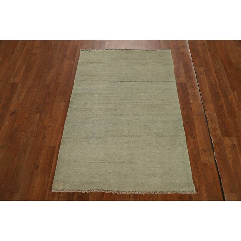 Modern Gabbeh Oriental Accent Rug Handmade Wool Carpet - 2'8"x 3'11"